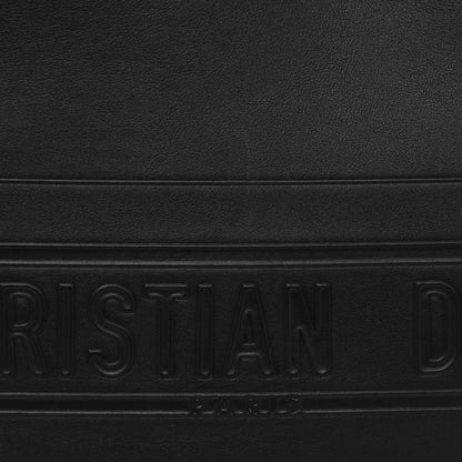 Exclusive Christian Dior Black Calfskin Embossed Medium Book Tote — Alternate View 12