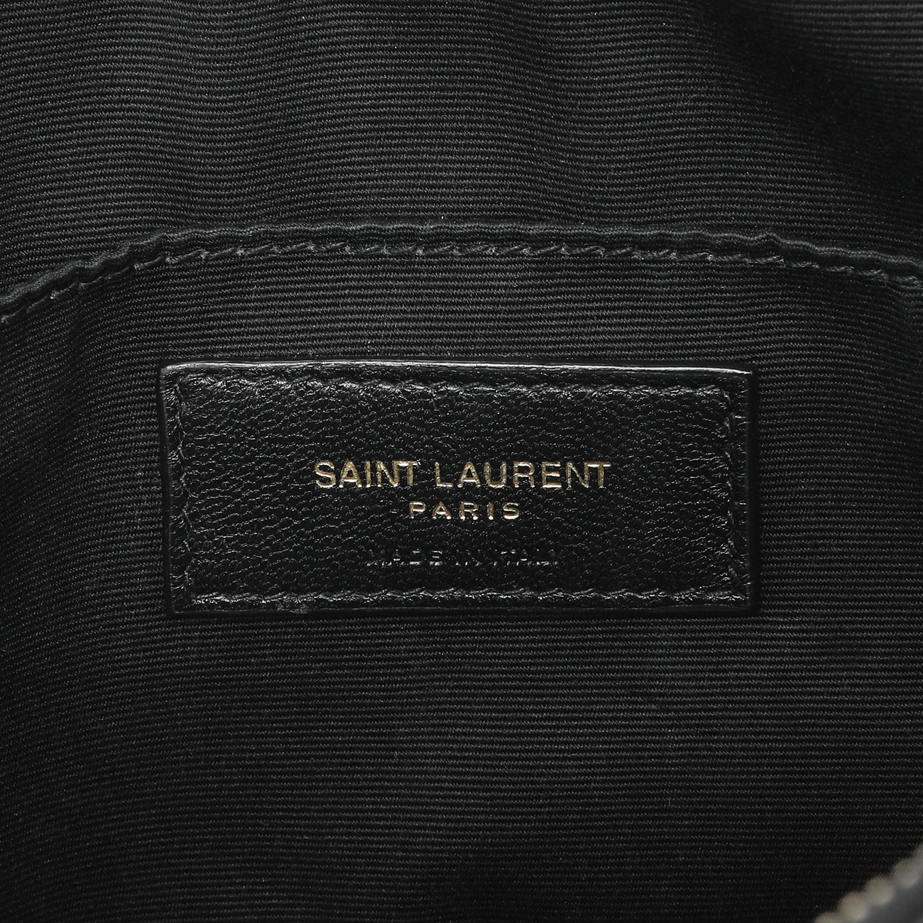 Exclusive Saint Laurent Black Calfskin Matelasse Monogram Lou Camera Bag — Alternate View 9