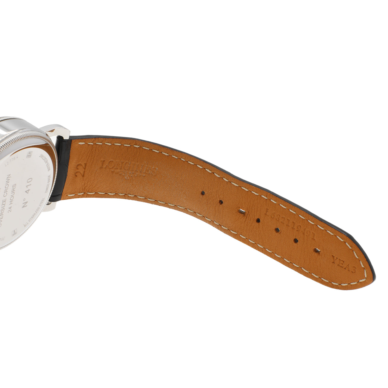 Exclusive Longines Stainless Steel Heritage Avigation L2.778.4.53.2 — Detail View