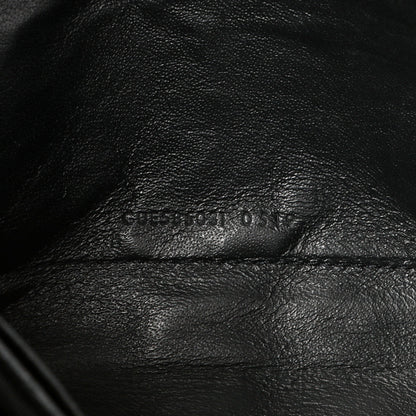 Exclusive Saint Laurent Black Lambskin Diamond Quilted Becky Chain Wallet — Alternate View 12