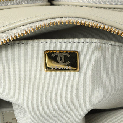 Exclusive Chanel Grey Quilted Calfskin Small Camera Case — Alternate View 7