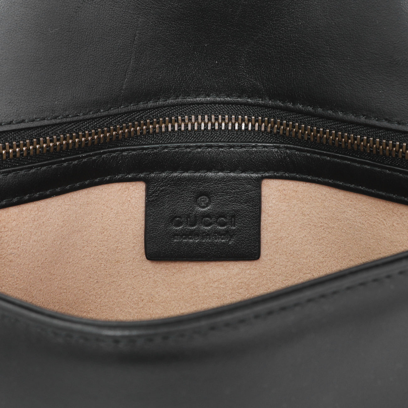 Exclusive Gucci Black Calfskin Matelasse Small GG Marmont Shoulder Bag — Alternate View 9