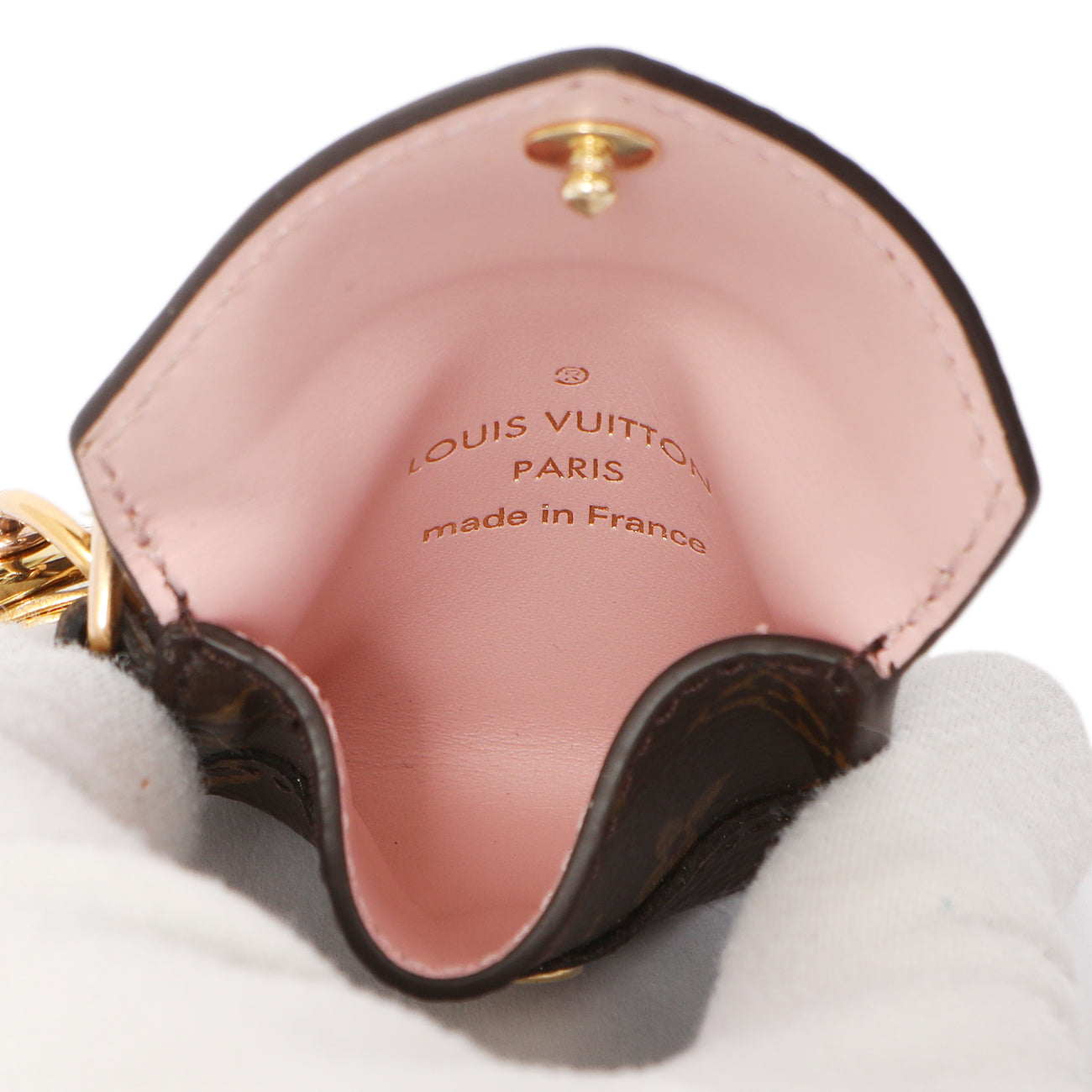 Exclusive Louis Vuitton Monogram Kirigami Pouch Bag Charm and Key Holder — Lifestyle View