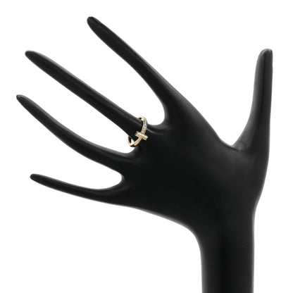 Exclusive Tiffany & Co. 18K Yellow Gold Diamond T1 Ring — Top View