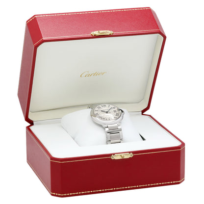Exclusive Cartier Stainless Steel Ballon Bleu 36mm W6920046 — Detail View