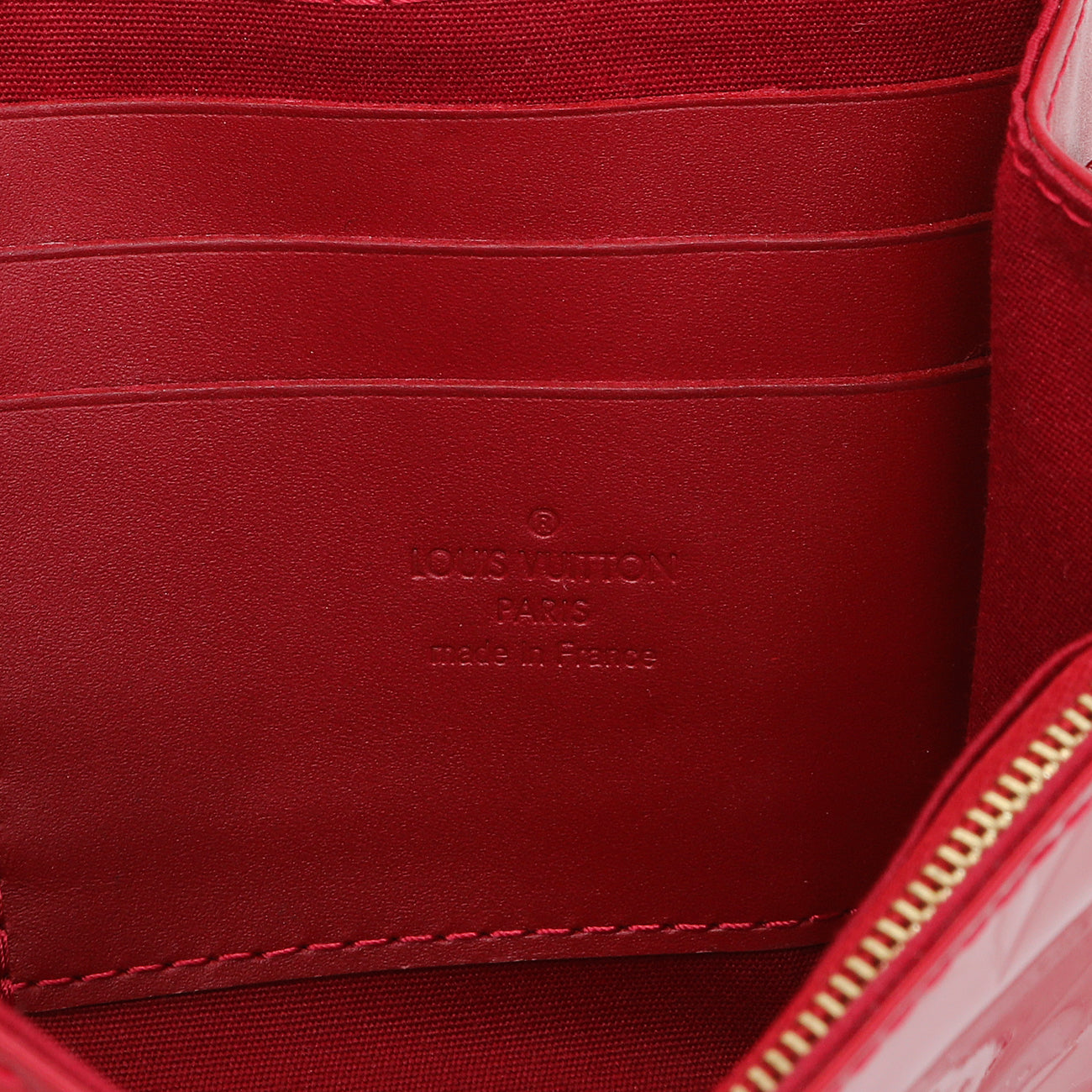 Exclusive Louis Vuitton Pomme D'Amour Vernis Bel Air — Detail View