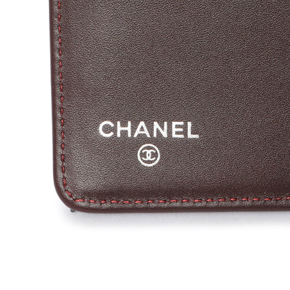 Exclusive Chanel Black Quilted Caviar Yen Wallet — Detail View