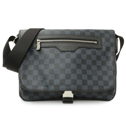 Exclusive Louis Vuitton Damier Cobalt Matchpoint Messenger — Front View