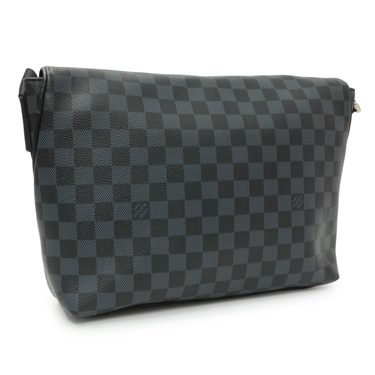 Exclusive Louis Vuitton Damier Cobalt Matchpoint Messenger — Side View