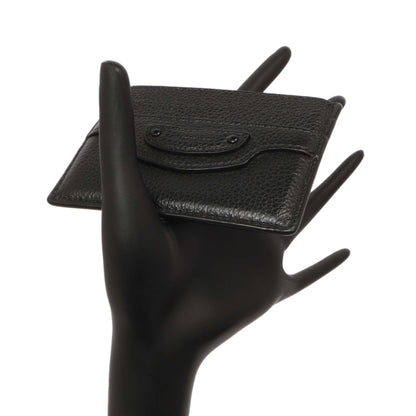 Exclusive Balenciaga Black Grained Calfskin Neo Classic Card Holder — Alternate View 7