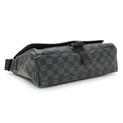 Exclusive Louis Vuitton Damier Cobalt Matchpoint Messenger — Back View