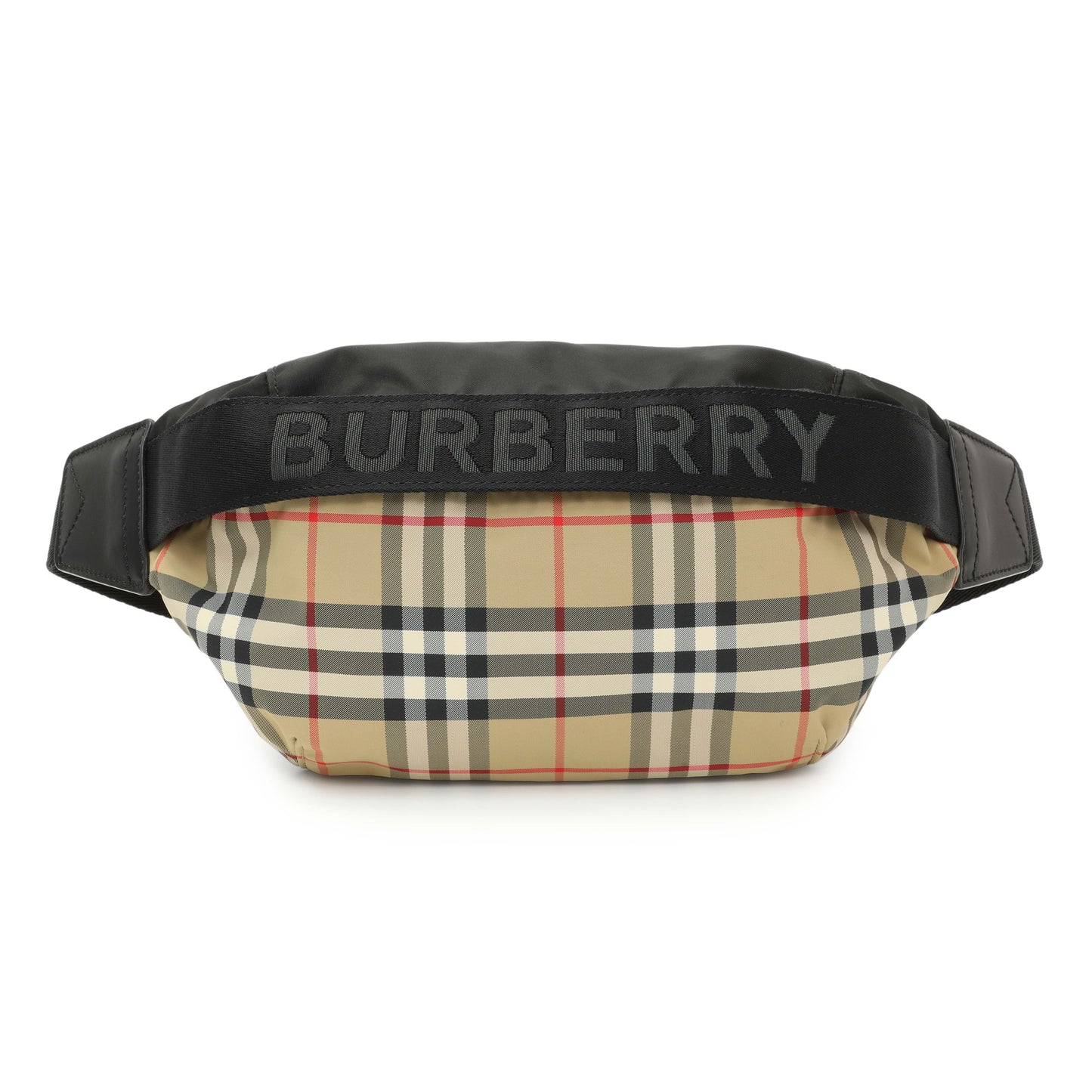 Exclusive Burberry Nylon Vintage Check Sonny Bum Bag — Front View