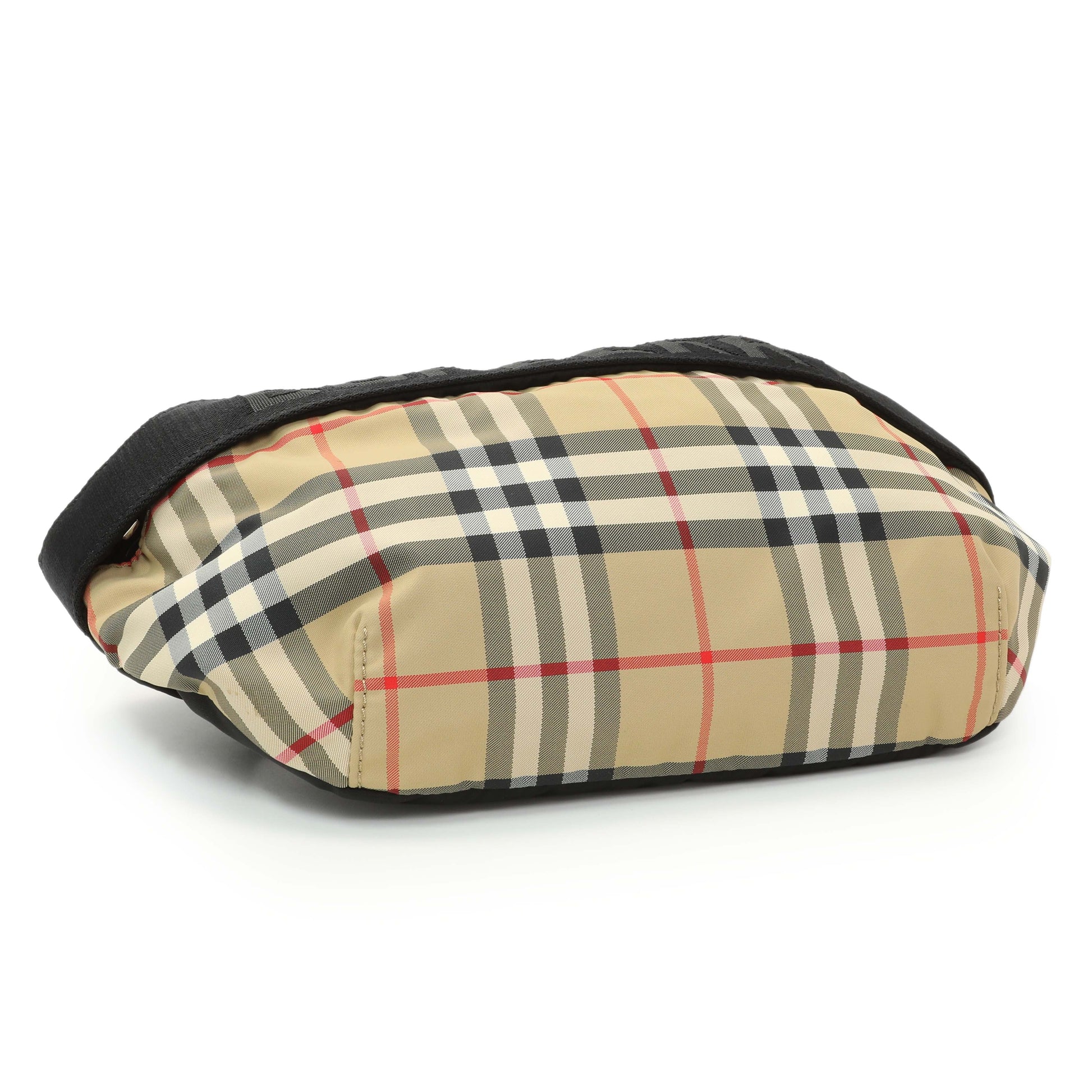 Exclusive Burberry Nylon Vintage Check Sonny Bum Bag — Back View