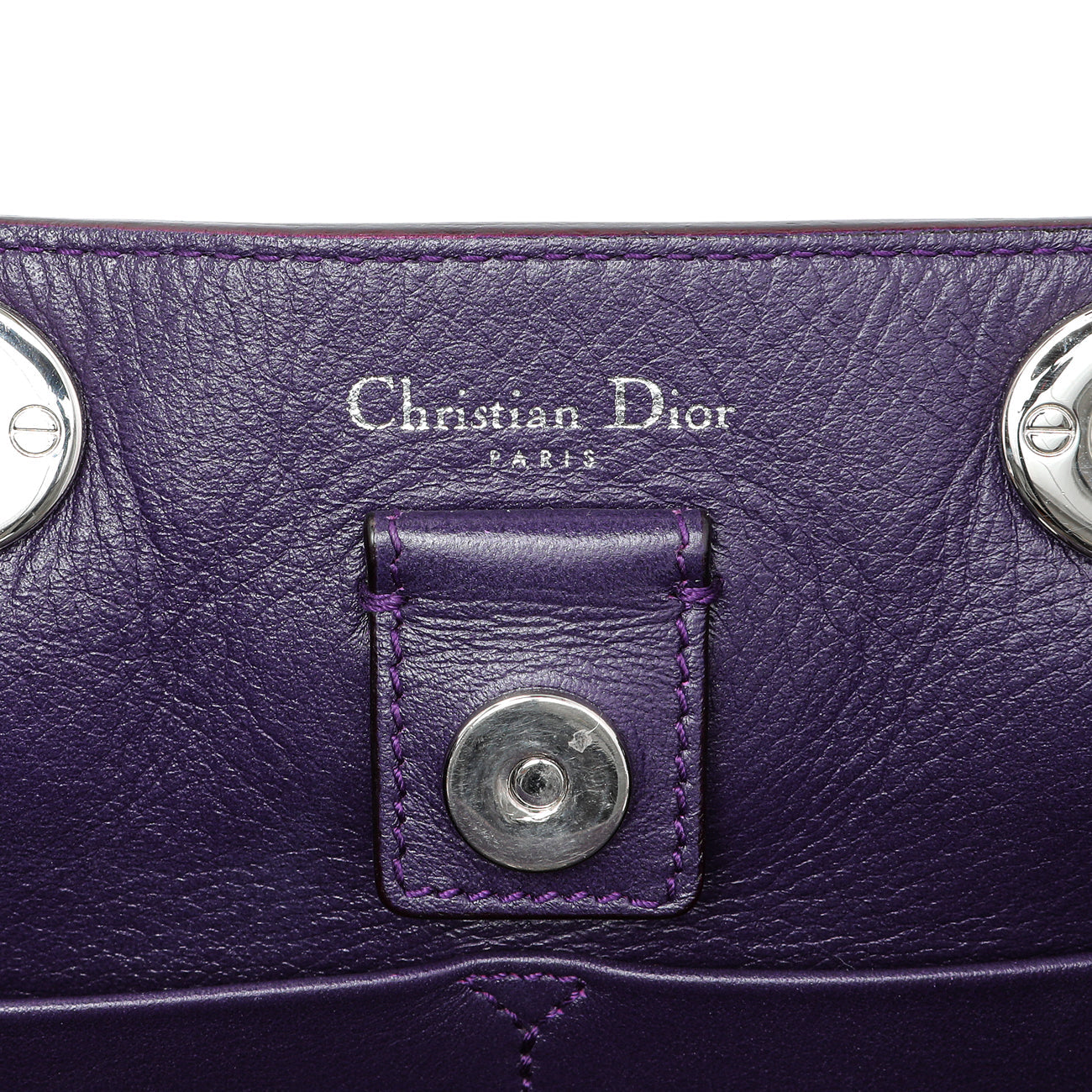 Exclusive Christian Dior Pink Bullcalf Small Diorissimo Tote — Alternate View 9