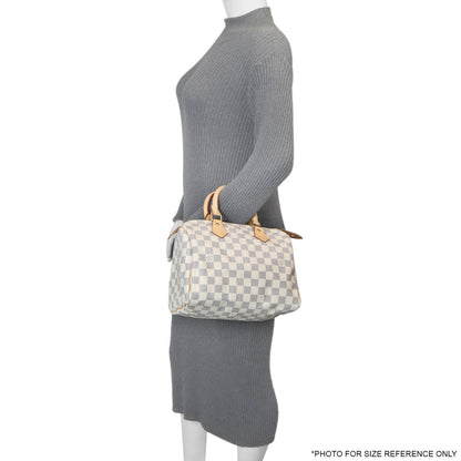 Exclusive Louis Vuitton Damier Azur Speedy 25 — Alternate View 10