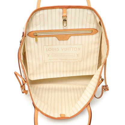 Exclusive Louis Vuitton Damier Azur Neverfull MM — Alternate View 8