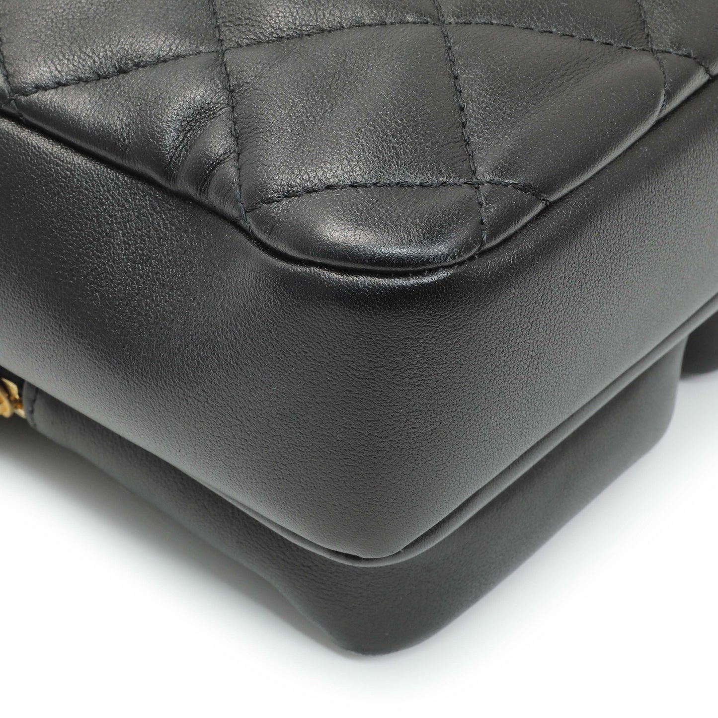 Exclusive Chanel Black Quilted Calfskin Small Camera Case — Alternate View 7