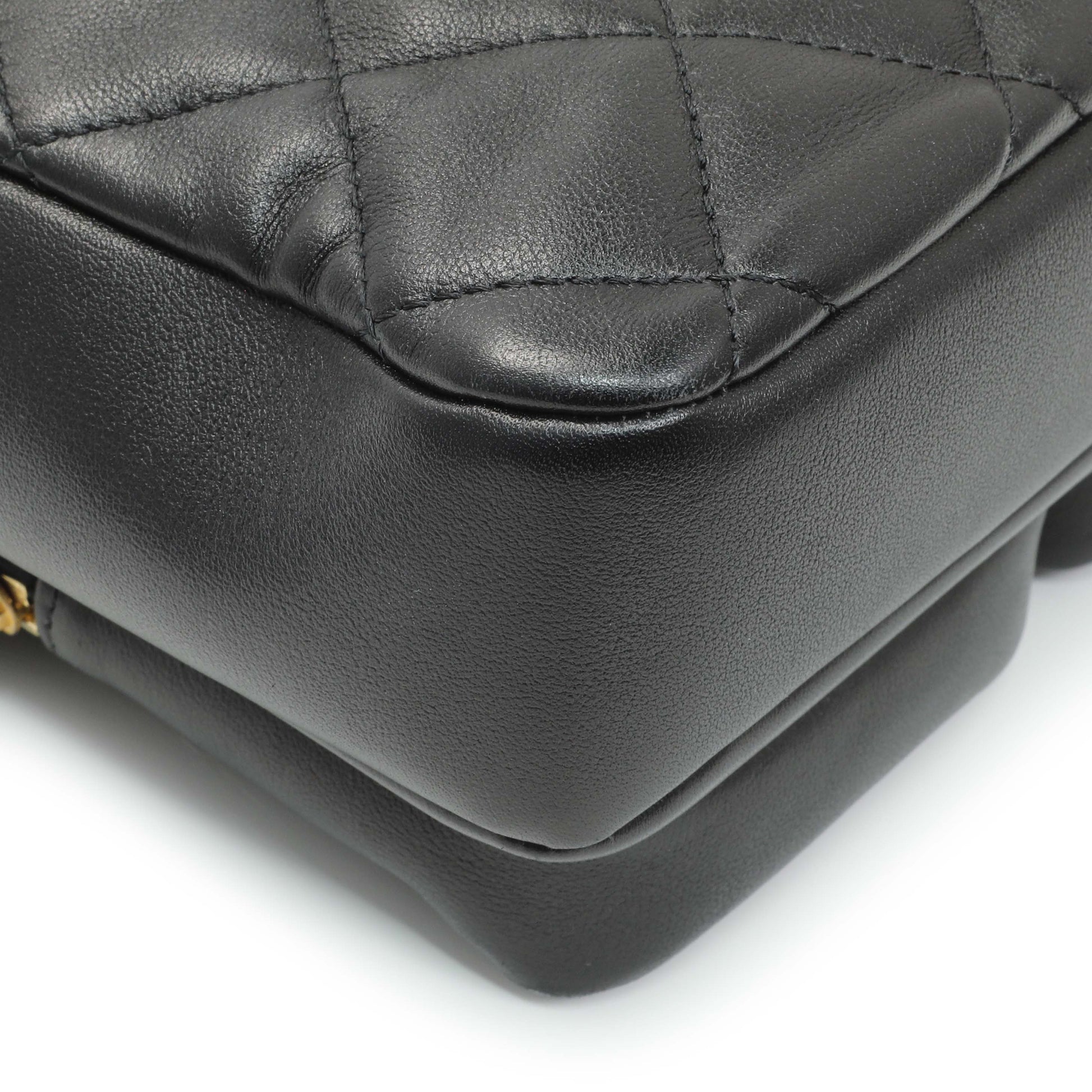 Exclusive Chanel Black Quilted Calfskin Small Camera Case — Alternate View 7