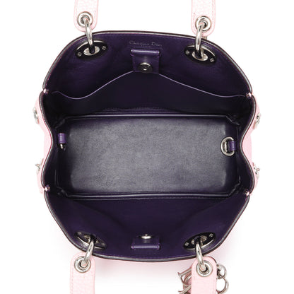 Exclusive Christian Dior Pink Bullcalf Small Diorissimo Tote — Alternate View 8
