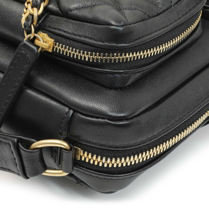 Exclusive Chanel Black Quilted Calfskin Small Camera Case — Alternate View 9
