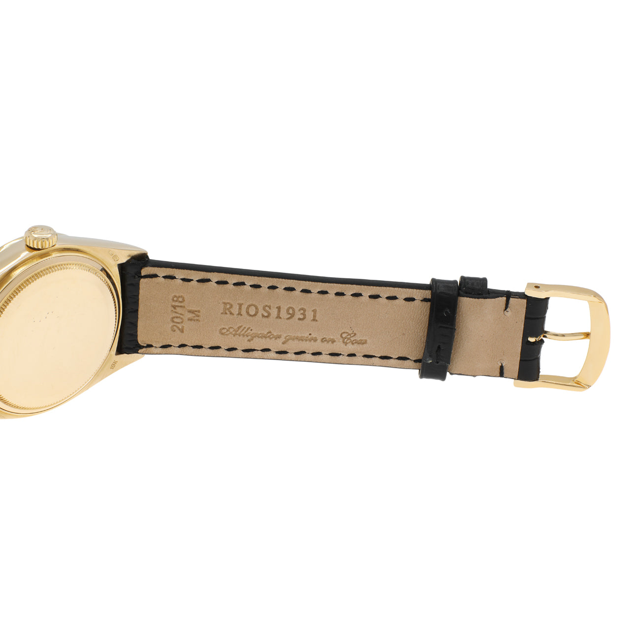 Exclusive Rolex 18K Yellow Gold Day-Date President 18038 — Top View