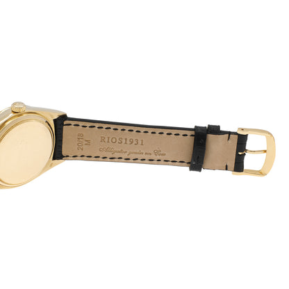 Exclusive Rolex 18K Yellow Gold Day-Date President 18038 — Top View