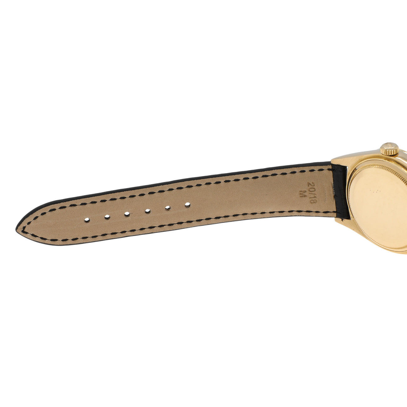 Exclusive Rolex 18K Yellow Gold Day-Date President 18038 — Detail View