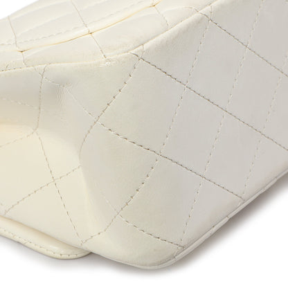 Exclusive Chanel White Quilted Lambskin Mini Square Flap — Alternate View 7