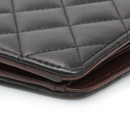 Exclusive Chanel Lambskin Quilted Yen Wallet Black — Alternate View 7