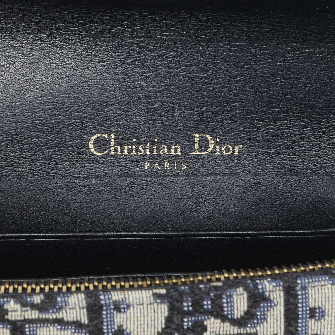 Exclusive Christian Dior Oblique Saddle Belt Bag — Detail View