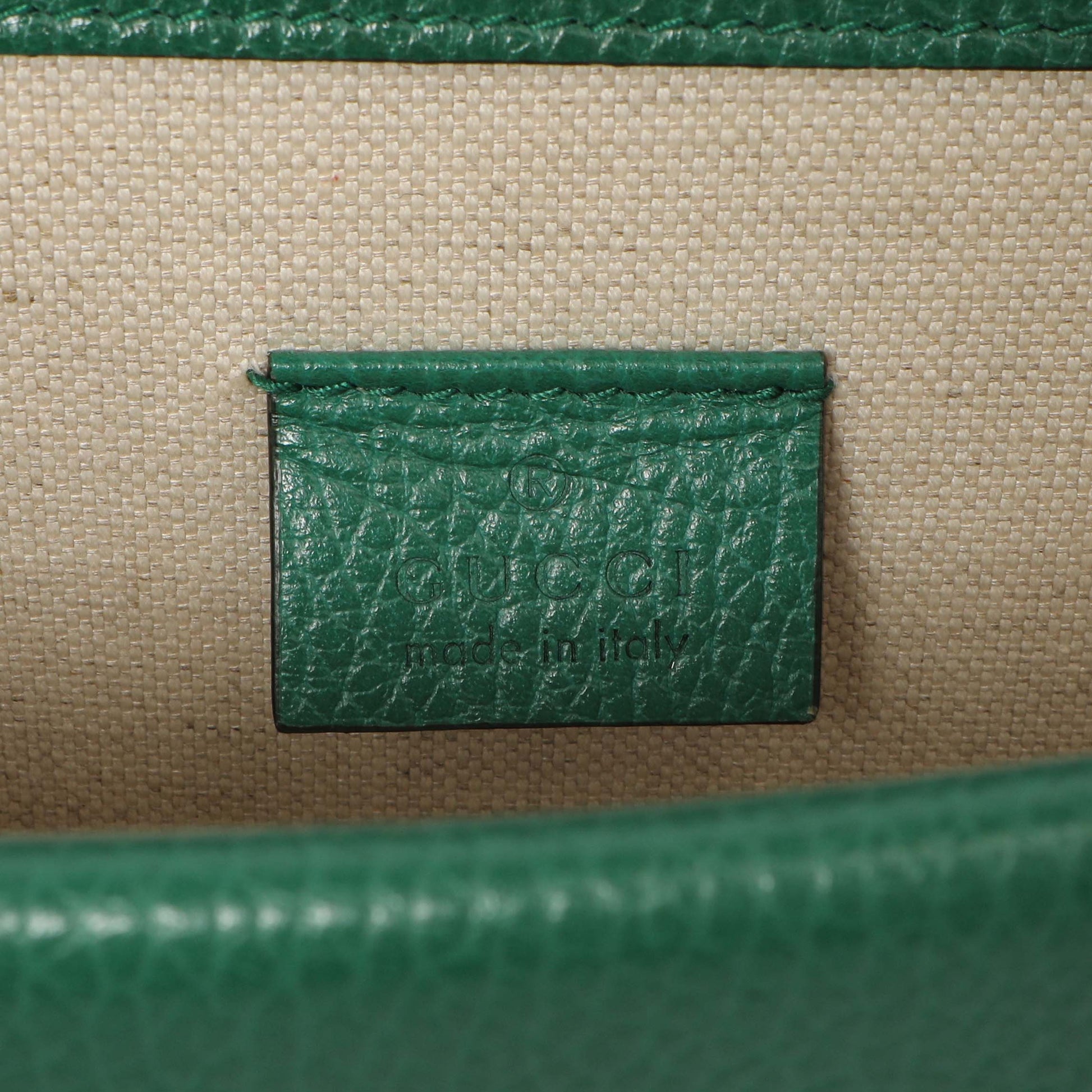 Exclusive Gucci Emerald Calfskin Mini Dionysus Shoulder Bag — Lifestyle View