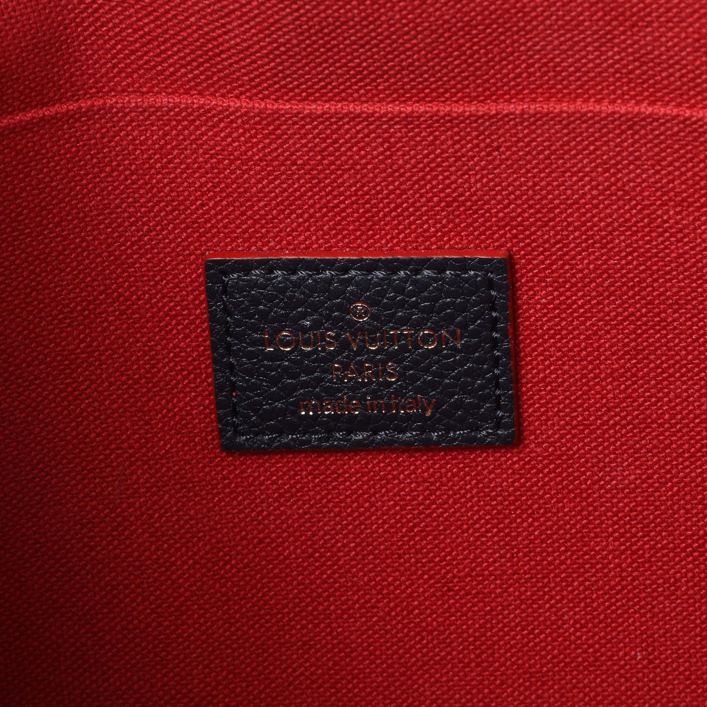 Exclusive Louis Vuitton Marine Rouge Empreinte Felicie Pochette — Lifestyle View