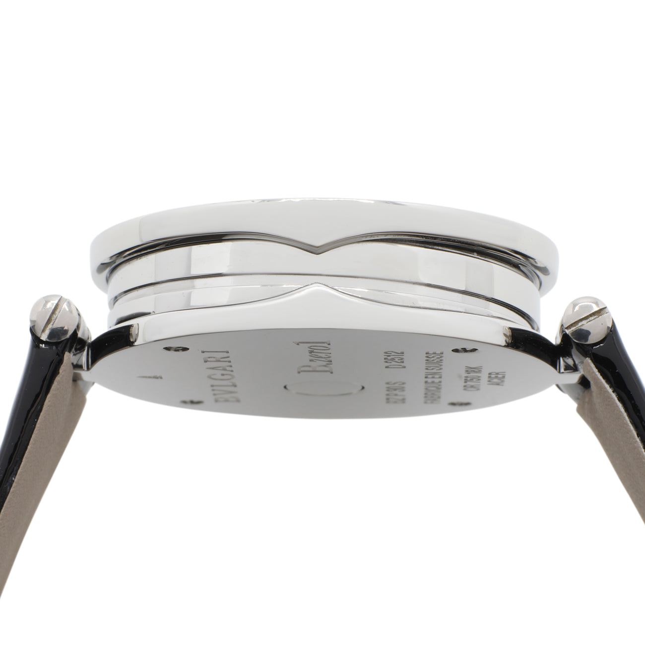 Exclusive Bulgari Stainless Steel B.Zero1 Quartz Watch — Back View