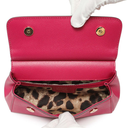 Exclusive Dolce & Gabbana Fuchsia Dauphine Mini Miss Sicily Bag — Top View