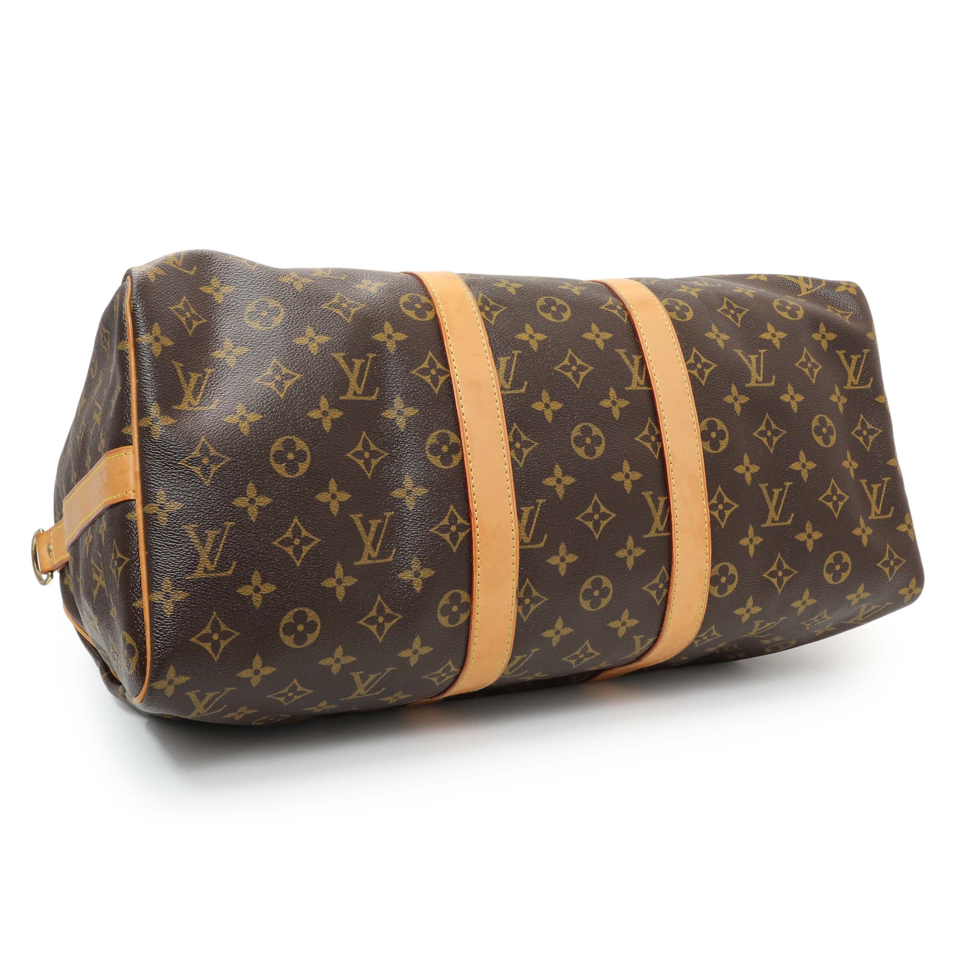 Exclusive Louis Vuitton Monogram Keepall 45 Bandouliere — Back View
