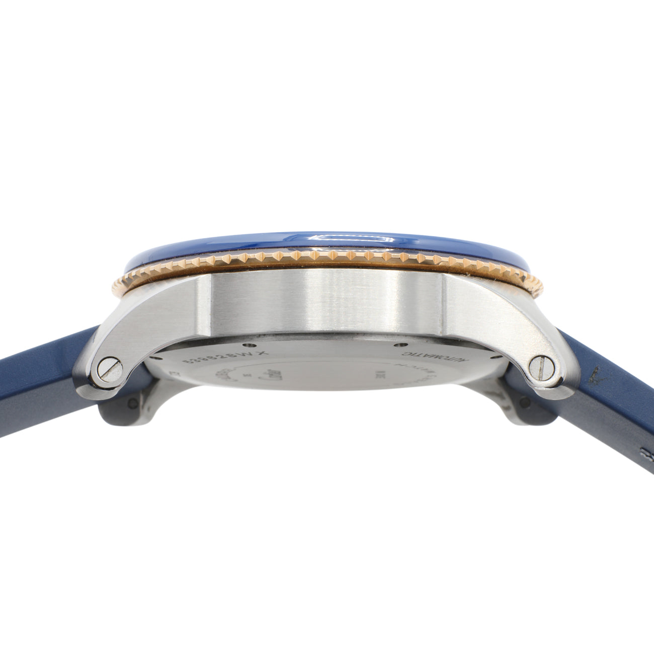 Exclusive Cartier Stainless Steel 18K Rose Gold Calibre de Cartier Diver W2CA0009 — Back View
