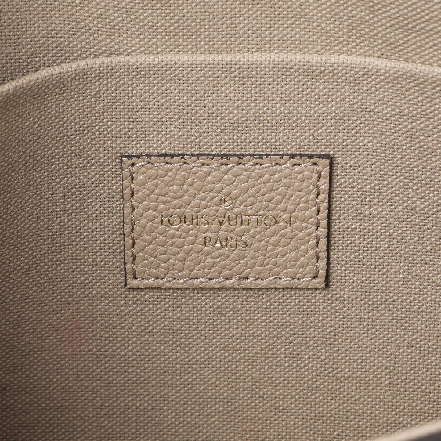 Exclusive Louis Vuitton Tourterelle Empreinte Pochette Felicie Chain Wallet — Alternate View 10
