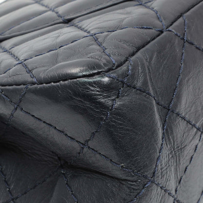 Exclusive Chanel Navy Quilted Aged Calfskin 2.55 Reissue 225 Flap — Lifestyle View