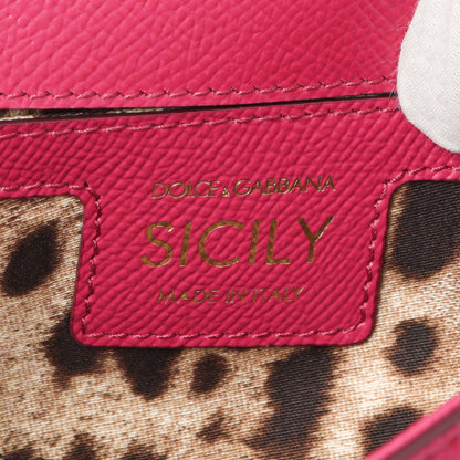 Exclusive Dolce & Gabbana Fuchsia Dauphine Mini Miss Sicily Bag — Detail View