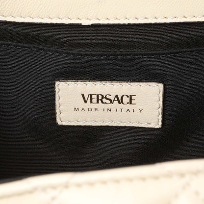 Exclusive Versace White Nappa Quilted La Medusa Chain Crossbody — Alternate View 9