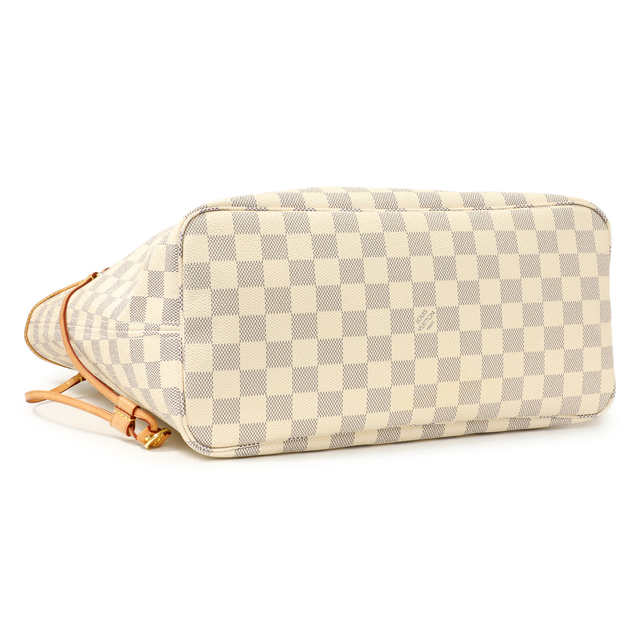 Exclusive Louis Vuitton Damier Azur Neverfull MM — Back View