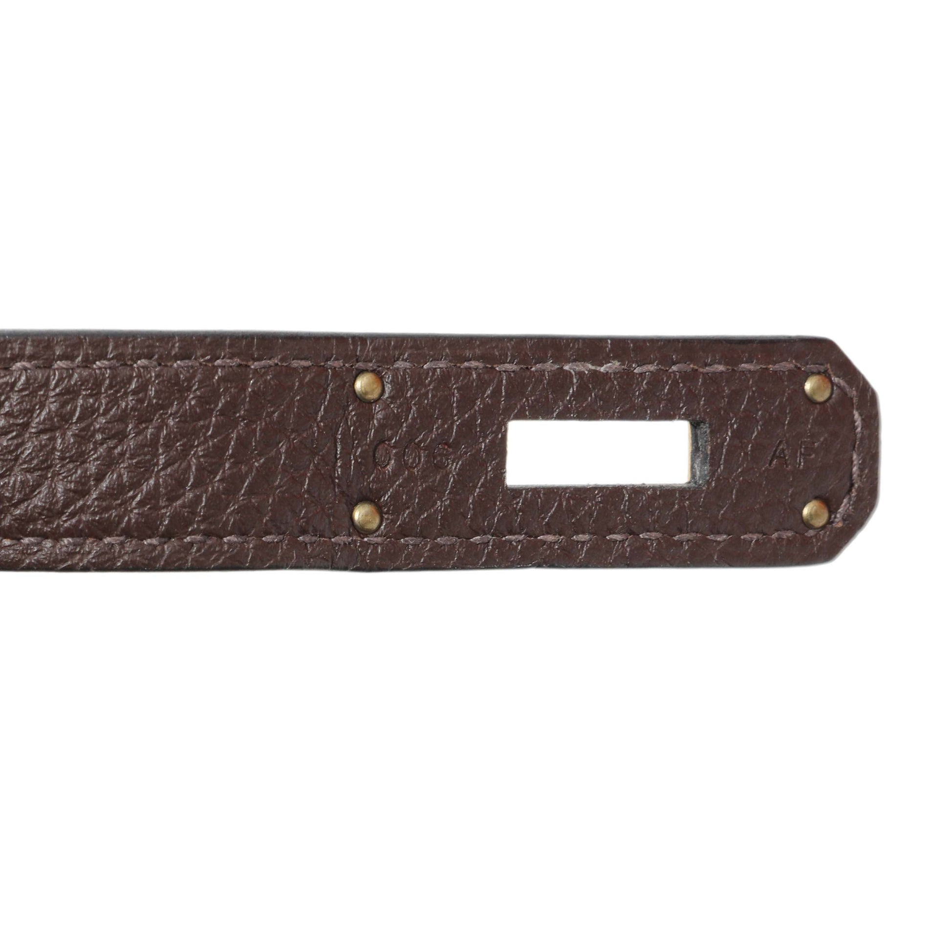 Exclusive Hermes Cacao Togo Birkin 35 GHW — Alternate View 10
