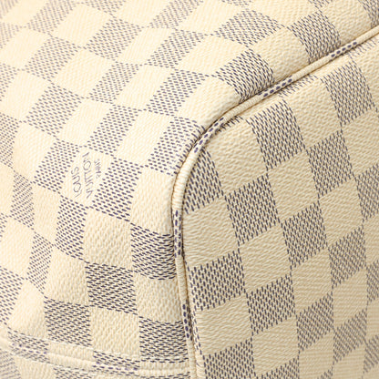 Exclusive Louis Vuitton Damier Azur Neverfull MM — Top View