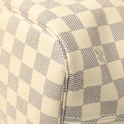 Exclusive Louis Vuitton Damier Azur Neverfull MM — Detail View