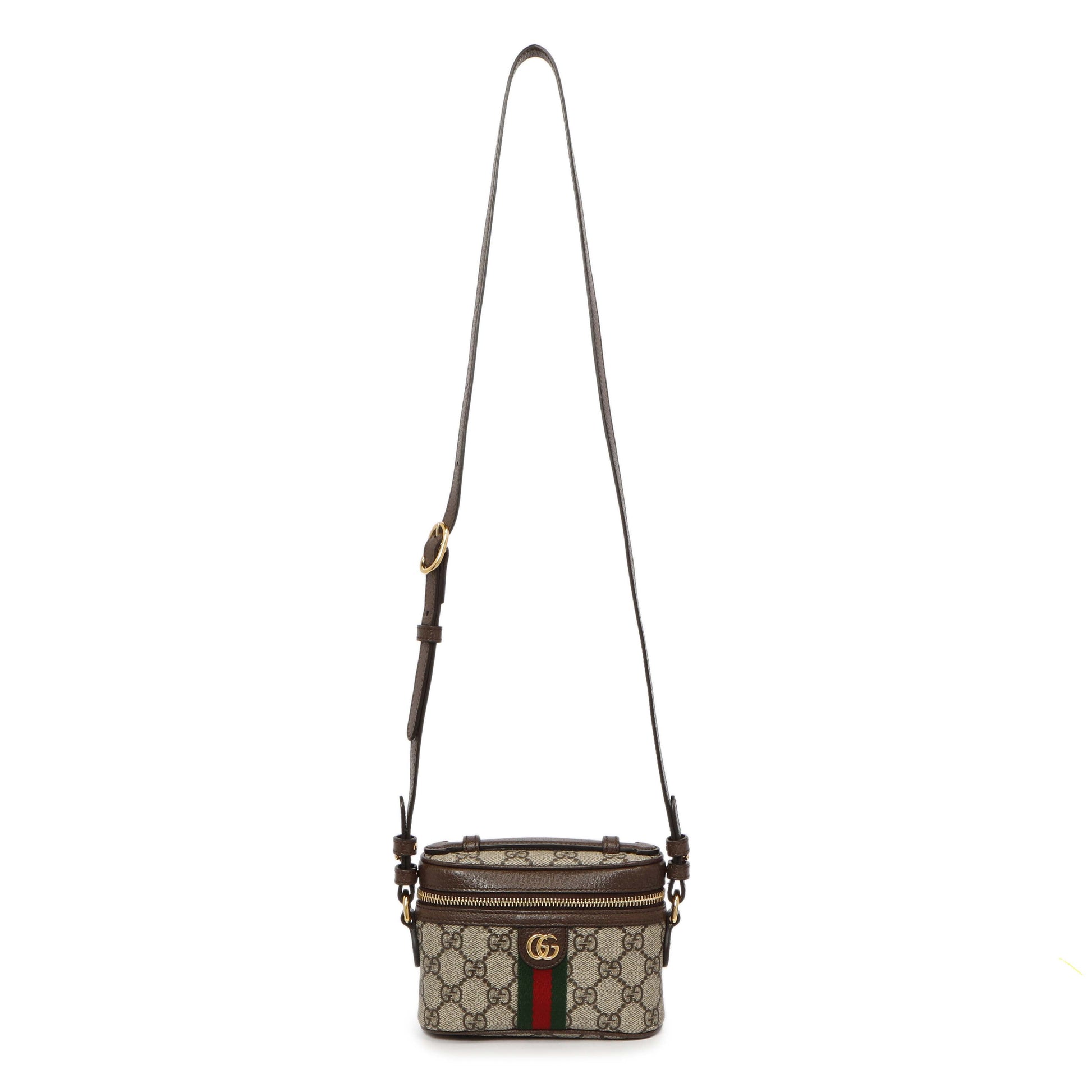 Exclusive Gucci Ophidia GG Top Handle Mini Bag — Front View