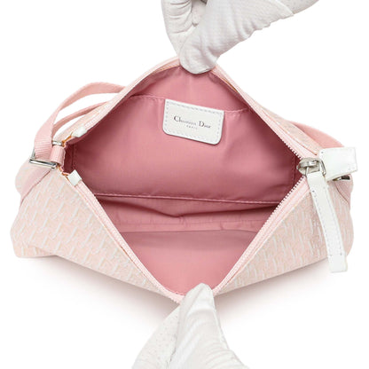 Exclusive Christian Dior Pink Monogram Shoulder Bag Pochette — Top View