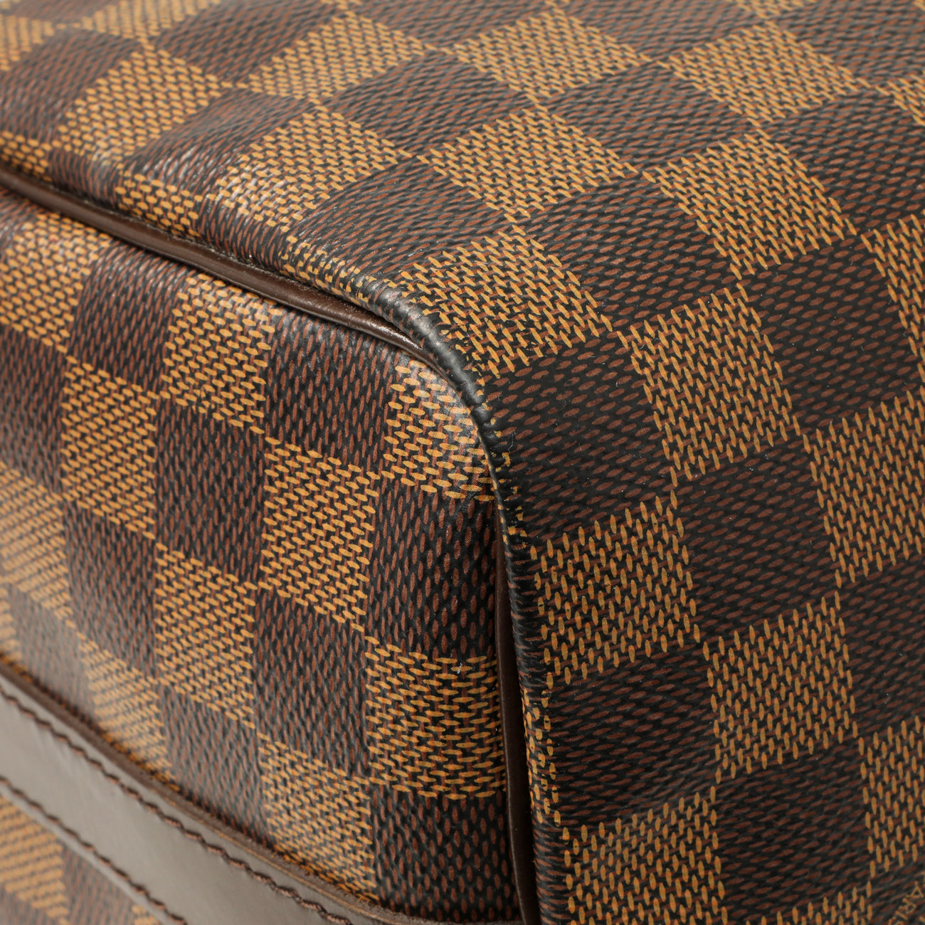 Exclusive Louis Vuitton Damier Ebene Speedy Bandouliere 25 — Lifestyle View