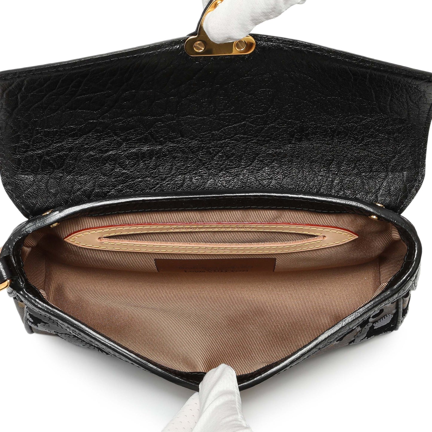 Exclusive Louis Vuitton Monogram Fleur De Jais Sequins Manege — Top View