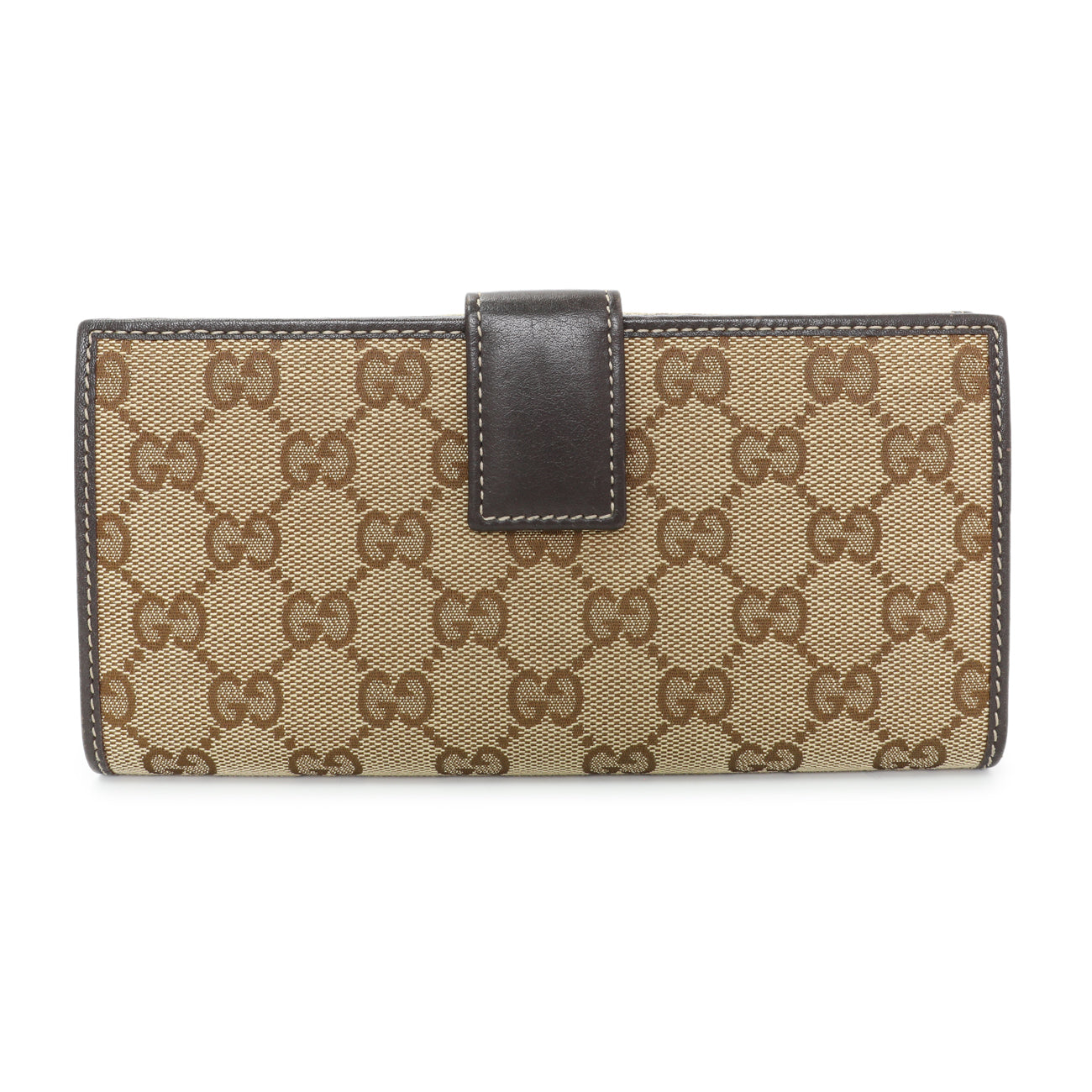 Exclusive Gucci Monogram Lovely Heart Continental Wallet — Side View