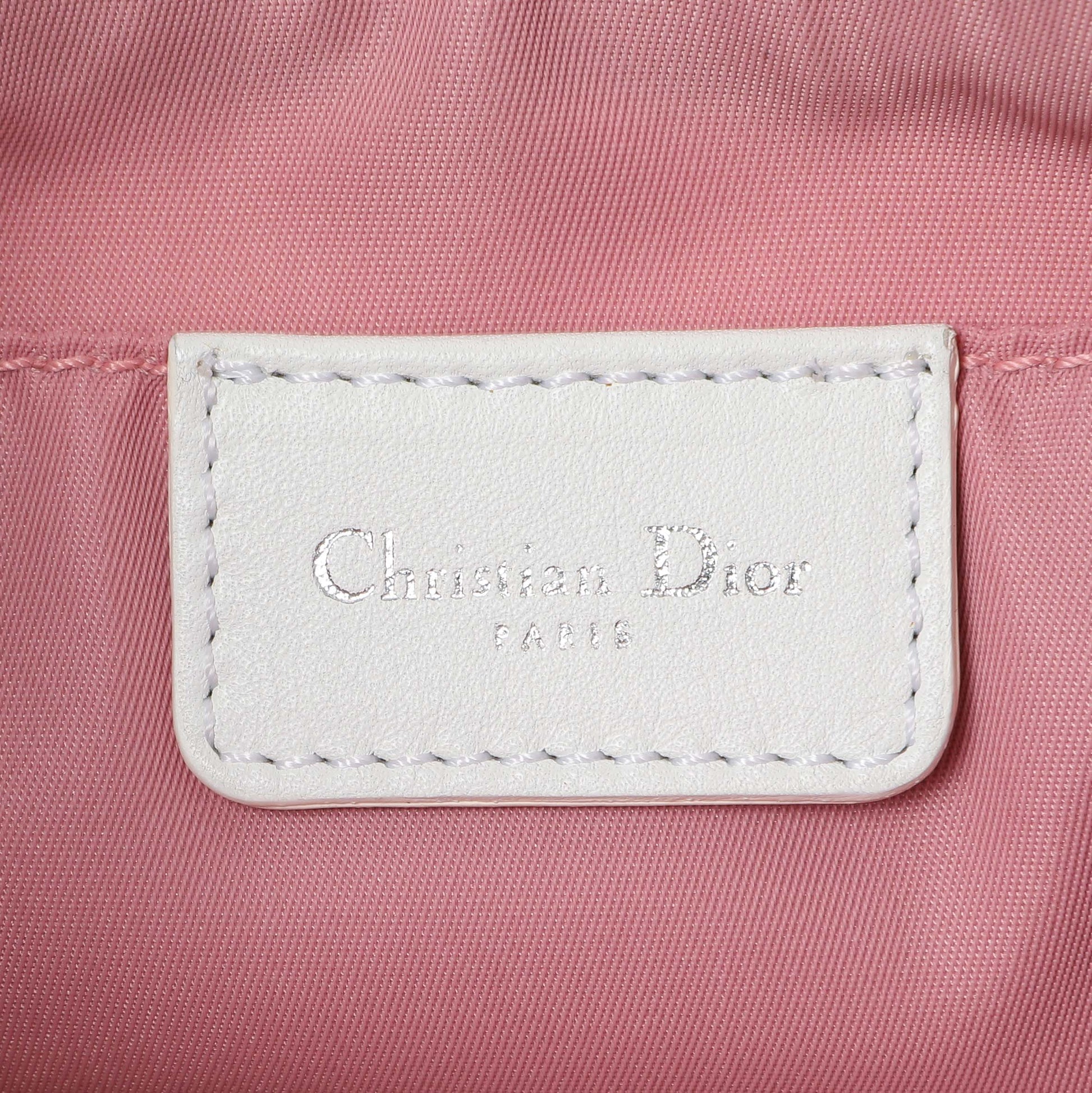Exclusive Christian Dior Pink Monogram Shoulder Bag Pochette — Detail View